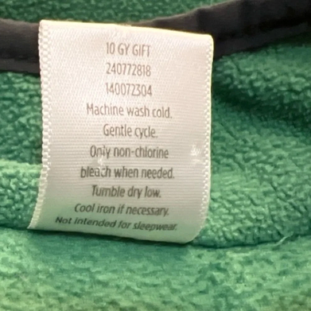 Gymboree Kids Fleece Jacket in Green and Black